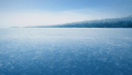 Winter Frozen Surface Grunge Textured Ice Blue Landscape