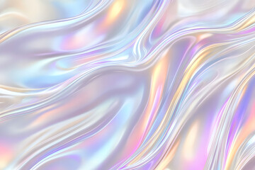 Obraz premium Abstract Iridescent Swirl Pattern