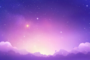 Fototapeta premium purple galaxy nebula