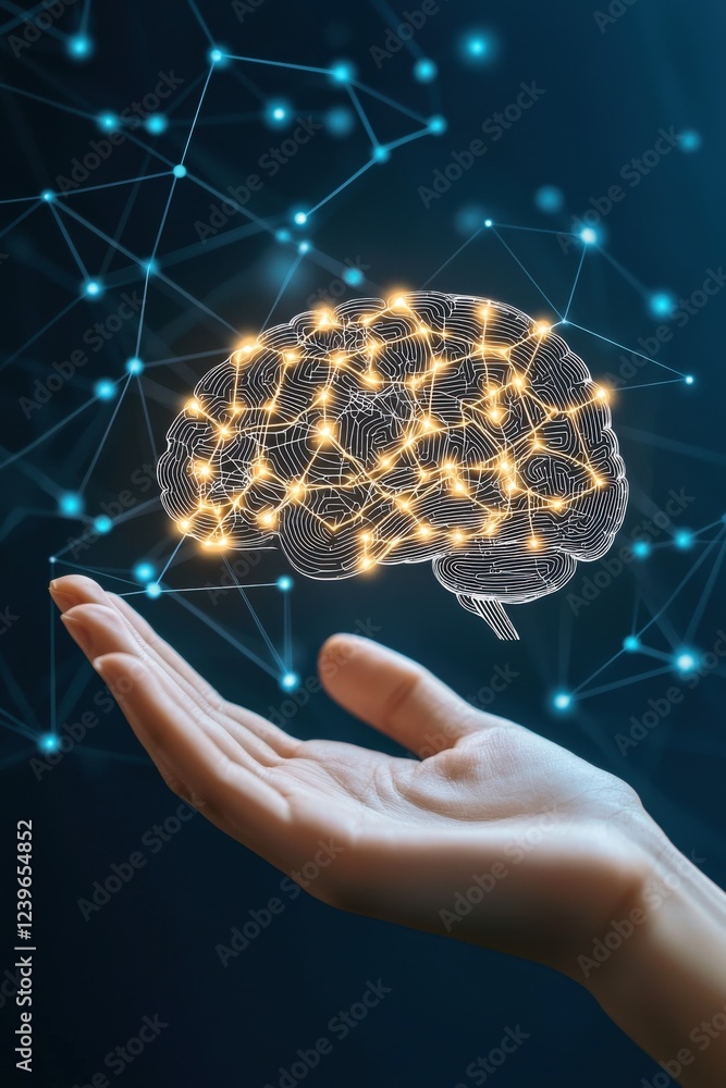 Poster ai and machine learning transforming supply chain systems.