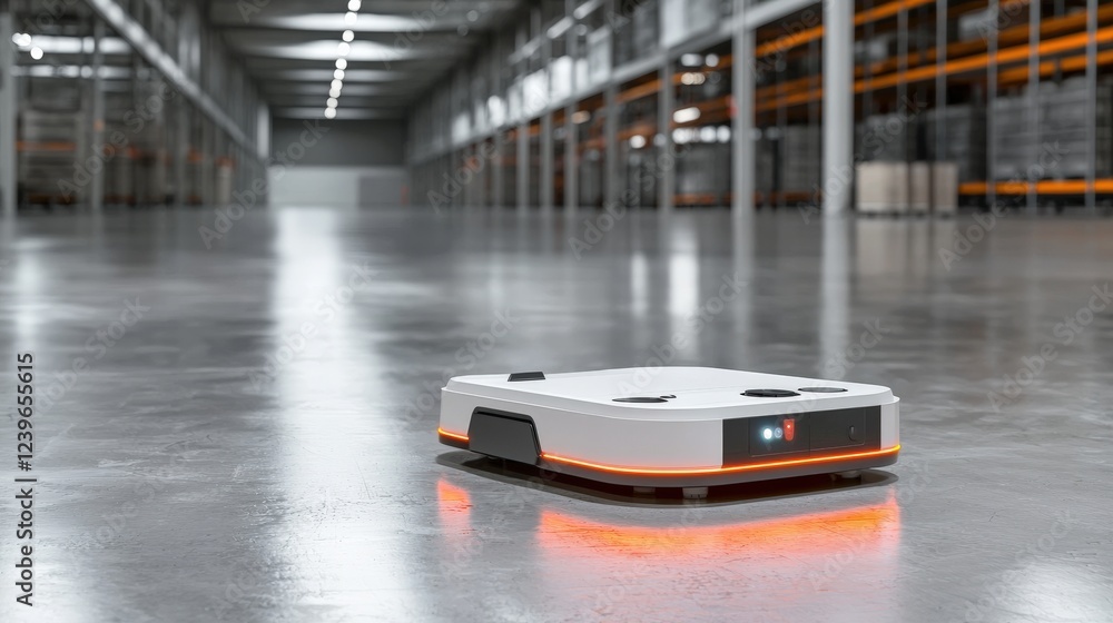 Poster advanced robotics revolutionizing the supply chain.