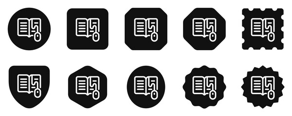 Editable digital book vector icon. Online learning, course, tutorial. Part of a big icon set family. Perfect for web and app interfaces, presentations, infographics, etc