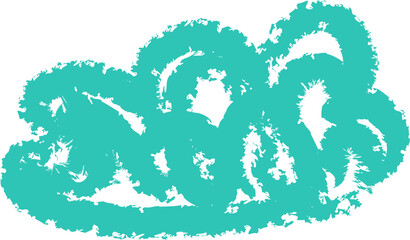 Childish Scribble Cloud