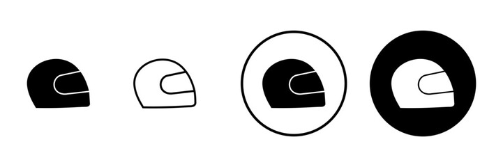 Helmet icon vector. Motorcycle helmet sign and symbol. Construction helmet icon. Safety helmet