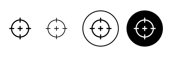 Fototapeta premium Target icon vector. goal icon vector. target marketing sign and symbol