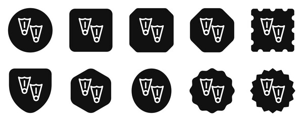 Editable flippers vector icon. Part of a big icon set family. Perfect for web and app interfaces, presentations, infographics, etc © Totto House