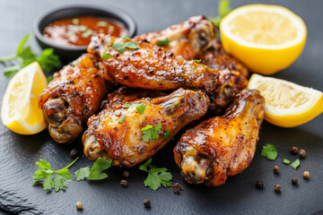 Lemon Pepper Wet Chicken Wings