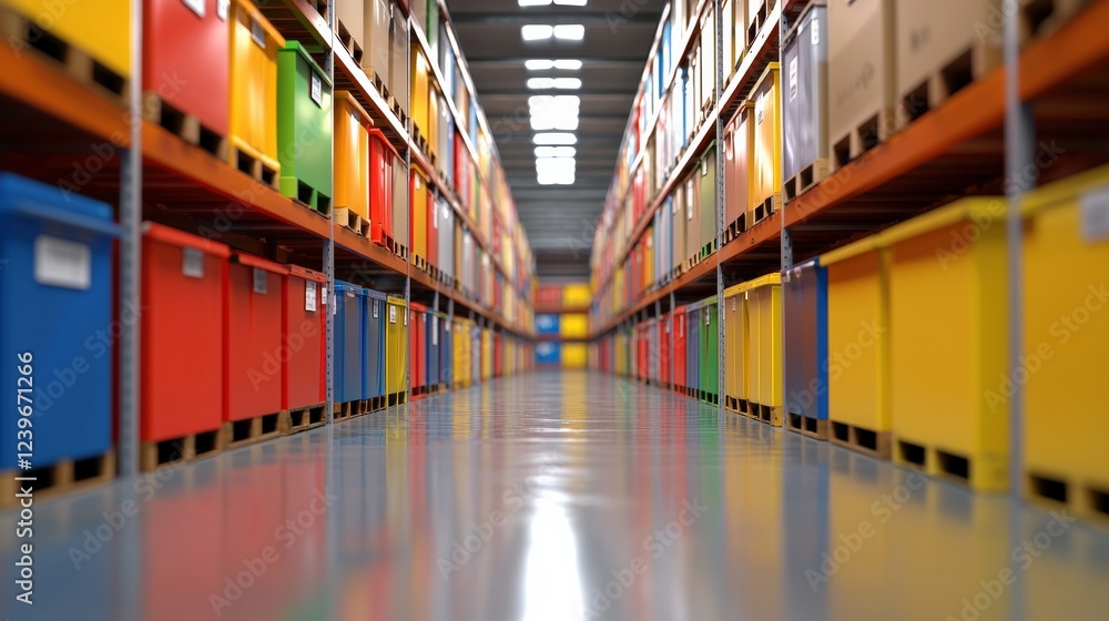 Poster smart inventory management with real-time data.