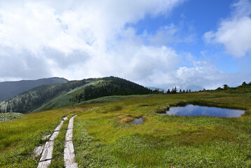 Climbing Mt. Aizu-Komagatake, Fukushima, Japan