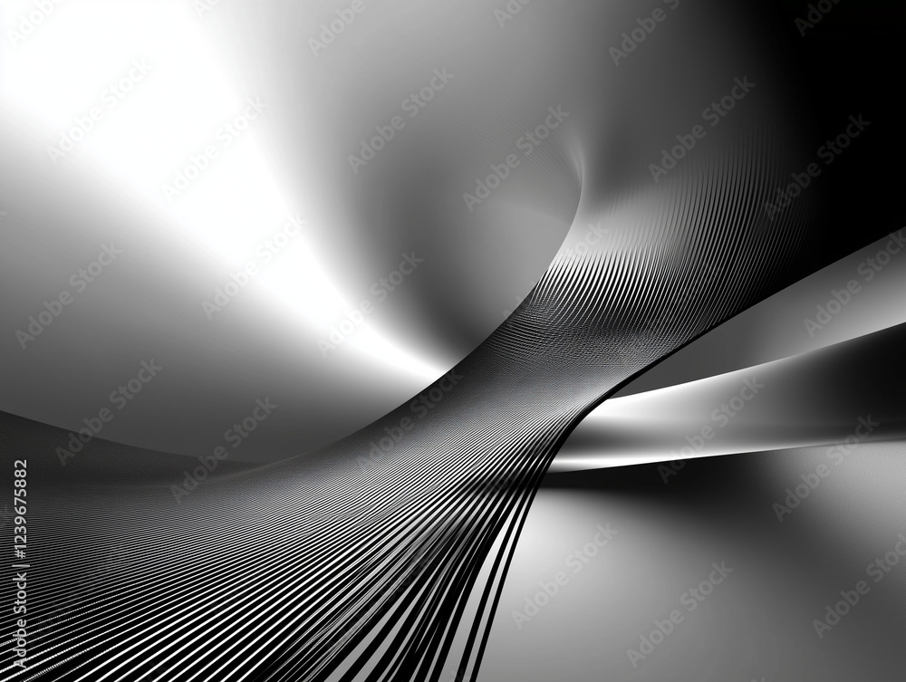 Poster abstract technology background features a sleek and modern design with a gradient surface of black a