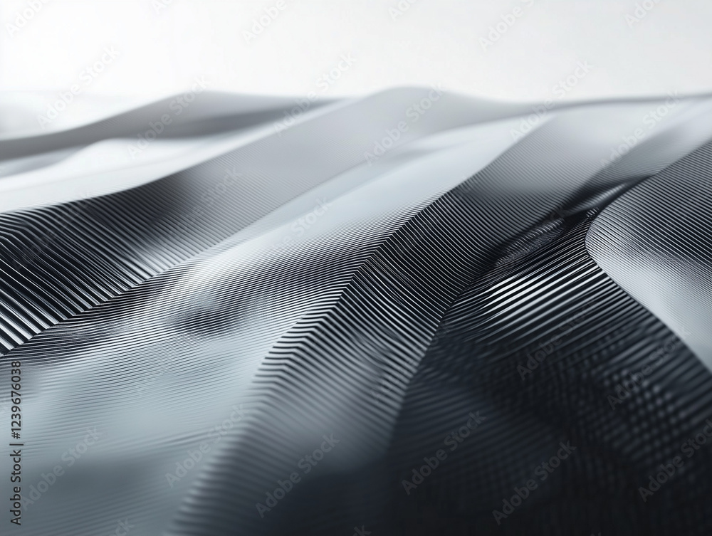 Poster abstract technology background features a sleek and modern design with a gradient surface of black a