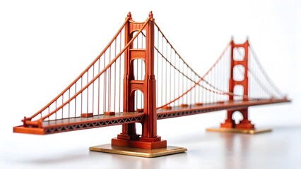 Fototapeta premium Golden Gate Bridge Model