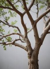 Fototapeta premium Close-up of intertwined lines forming a family tree branch , ancestry, bond, connection