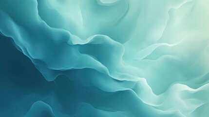 Obraz premium Abstract Teal And Mint Green Fluid Art Background