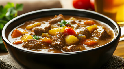 Futuristic robot using a tablet; advanced AI technology; humanoid design; white and black; clean background.