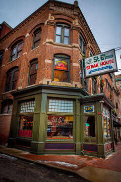 Indianapolis, IN&mdash;Feb 15, 2025; St. Elmo&rsquo;s Steak House iconic Restaurant and landmark downtown