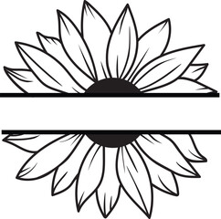 Vector Sunflower Flower