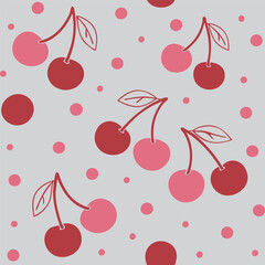 Charming Pink and Red Seamless Dots Pattern for Backgrounds & Textiles.