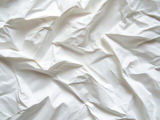 Obraz premium elegant white paper texture with deep shadows and intricate folds, high contrast macro photography, minimalist composition