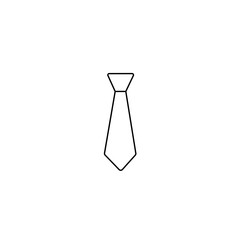 tie on a white