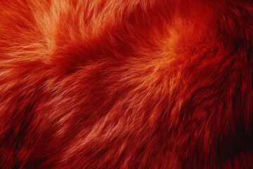 Fototapeta premium Detailed close-up of fiery red squirrel fur with a soft texture