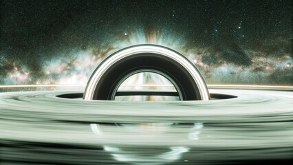 The Majestic Black Hole and Its Glowing Accretion Disk