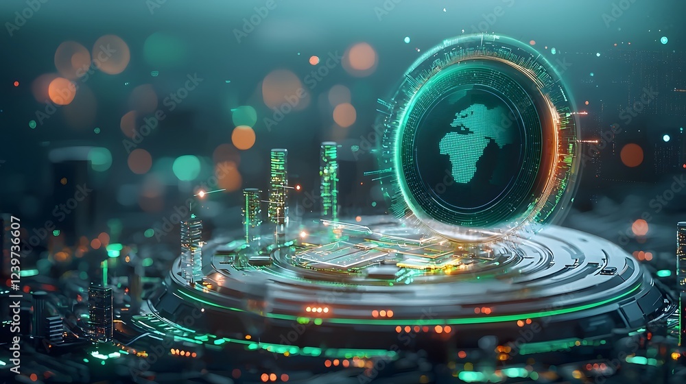Aufkleber AI Enhanced Digital KYC Document Validation Process with Holographic Identity Verification Elements for Secure and Efficient Identity Screening and Compliance