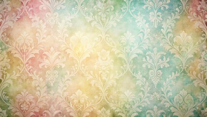 Vintage Pastel Lines: Delicate Multicolored Background Texture