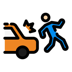 car accident icon