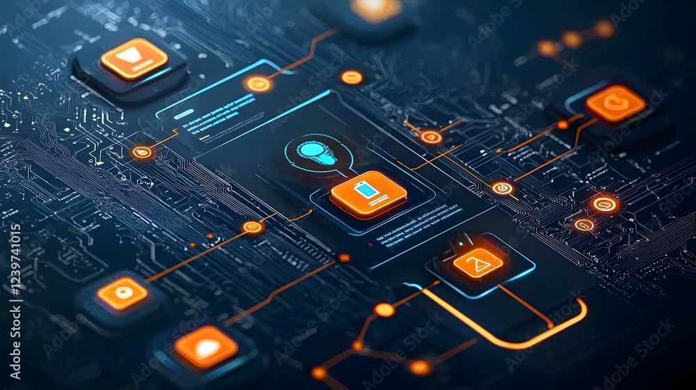 Aufkleber Digital Interface Showcasing Automated KYC Onboarding Flow with AI Driven Innovations for Seamless Financial Services and Efficient User Identification Verification