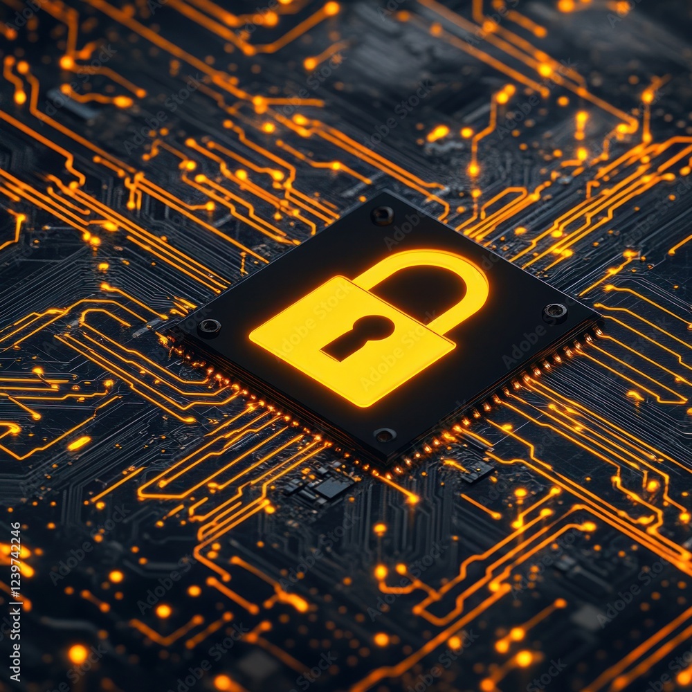 Poster secure digital data protection circuit board