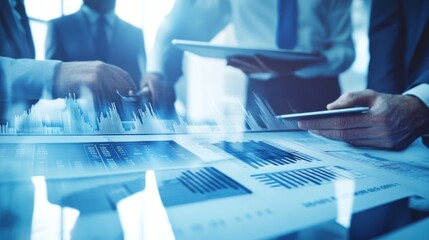 Strategic Financial Analysis Business Team Collaboration