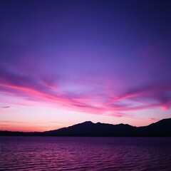 purple sunset