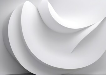 Obraz premium Elegant White Liquid 3d Background. For wedding invitations, special event announcements. For inviting ambiance in luxury hotels. For Greeting Cards 