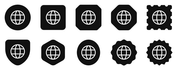 Editable vector globe internet connection icon. Part of a big icon set family. Perfect for web and app interfaces, presentations, infographics, etc