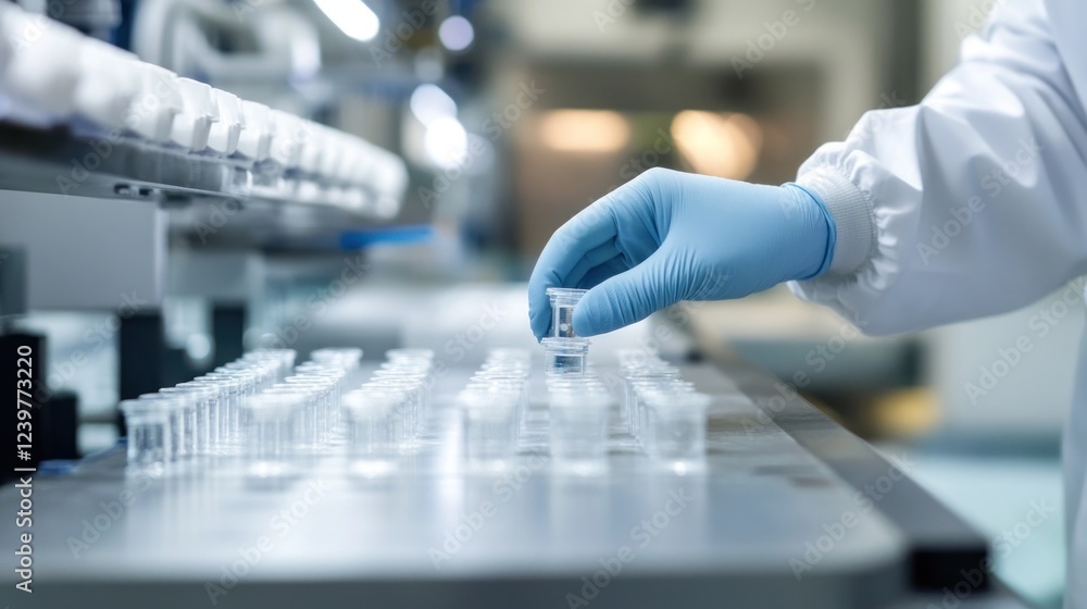 Poster precise sample handling in a sterile lab environment