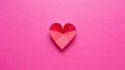 Obraz premium pink heart on a wooden background