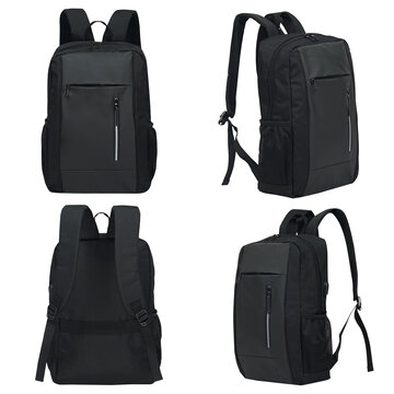 black backpack is suitable for exclusive dummy mockup of company logo brand