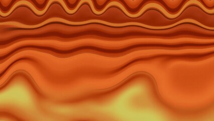 Fototapeta premium Abstract Orange and Brown Wavy Texture Background