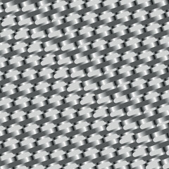 Small monochrome gradient stripes create an aluminum or steel texture.