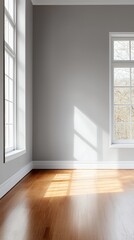 Obraz premium Sunlit Empty Room Interior Design