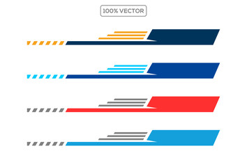 Futuristic Tech Footer Modern vector Illustration