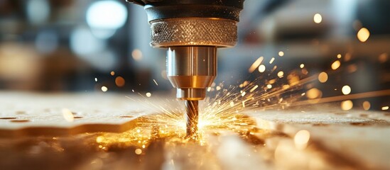 Precision Engineering: A CNC Machine in Action