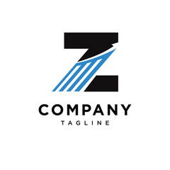Letter Z Trading Logo Icon Vector