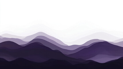 A minimalist gradient background featuring a flawless blend of white and purple, seamlessly transitioning from light to dark in an elegant, natural fade