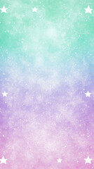 Obraz premium Pastel gradient with stars creates dreamy background