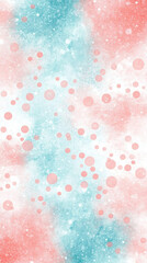 Pastel abstract background with pink and blue bubbles