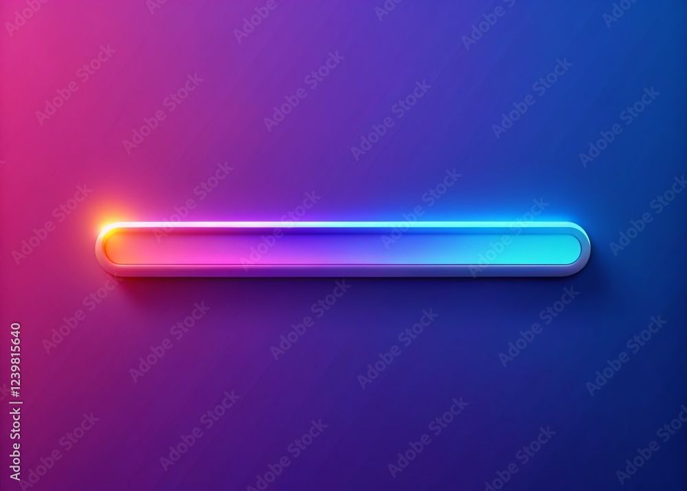 Poster minimalist loading bar progress upgrade concept - abstract technology background