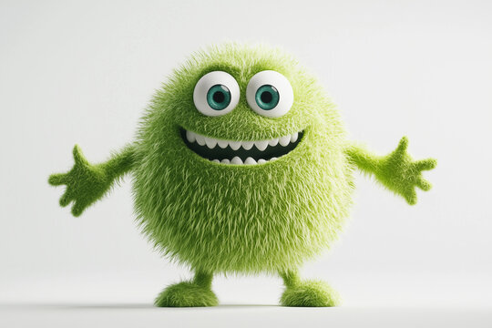 funny green monster