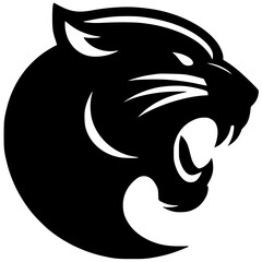 Panther logo silhouette